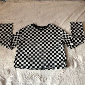 CHECKERBOARD⚽️ crop top